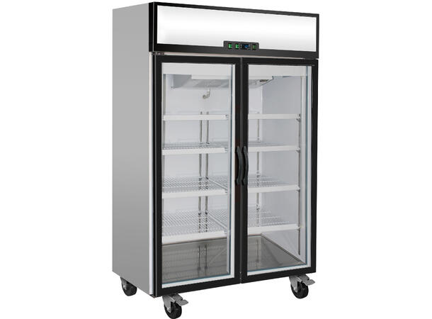 Kjøleskap 1180 liter Dobbelt med glassdører