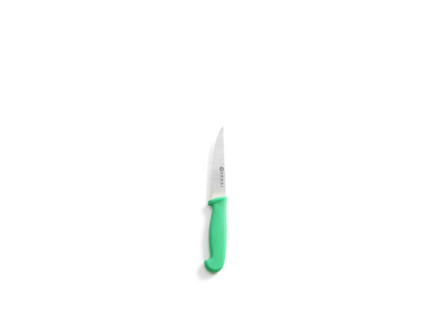 Flerbrukskniv med Granton-kant, taggete Grønn, lengde 205 mm