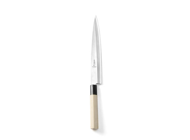 Japansk kniv 'Sashimi', lyst trehåndtak Lengde 370 mm