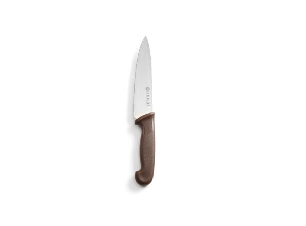 Kokkekniv, lengde 320mm Brun