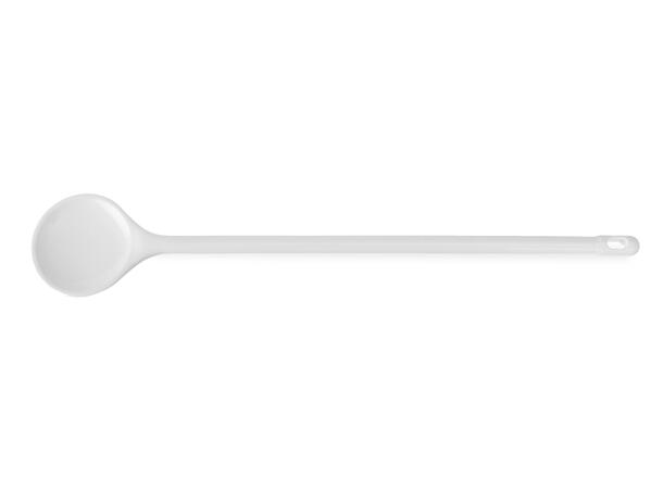 Kjøkkenskje i plast, hvit Lengde 45 cm