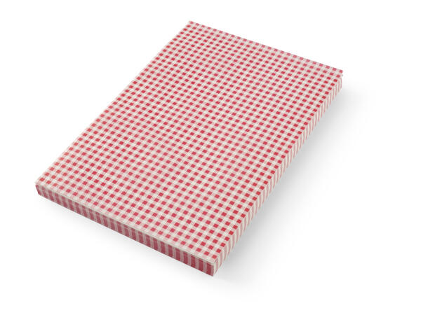 Fettsikkert underlagspapir, 500 stk Rutete mønster, 42x27,5 cm
