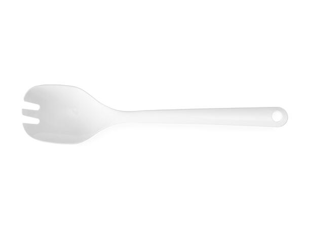 Salat gaffel, hvit melamin Lengde 30,5 cm