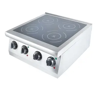 Induksjonskoketopp 600-Serie 2x 3kw Diameter 26 cm