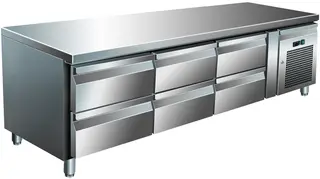 Grillkj&#248;lebenk, 6 skuffer 179,5x70x65 cm