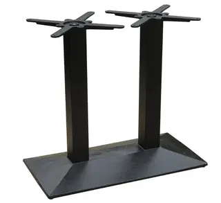 Bordunderstell, sort.SR002-01 Dobbelt. For Bordplater st&#248;rre