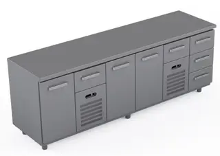 Kj&#248;lebenk 240 cm LxDxH: 240x66x90 cm