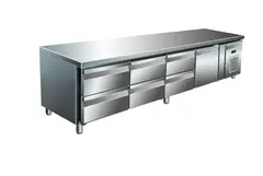 Grillkj&#248;lebenk, 6 skuffer og 1 d&#248;r 223x70x65 cm