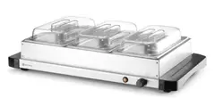 Varmeplate Med 3x 1/3 gn
