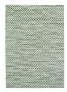 Bordbrikke, geometrisk gr&#248;nn 450x300 mm PVC