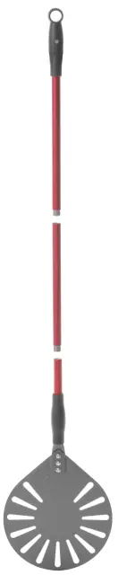 Pizzaspade perforert rund 230x1200 mm 