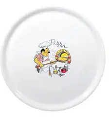 Pizzatallerken, &#216;33 cm Hvit, Traditional Pizzaiolo