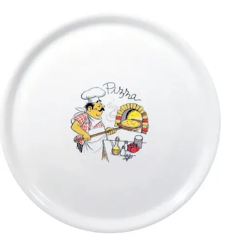 Pizzatallerken, Ø33 cm Hvit, Traditional Pizzaiolo 