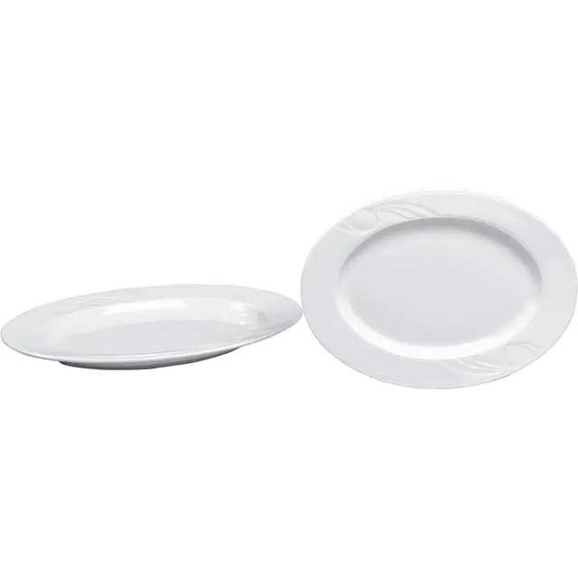 Oval tallerken, 34x23,5 cm Karizma 