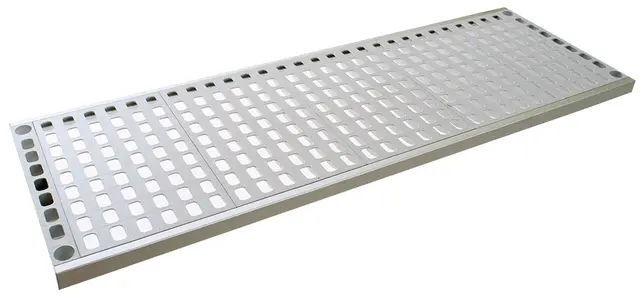 Aluminiumshylle, 4 pk 70,3 x 50 cm 