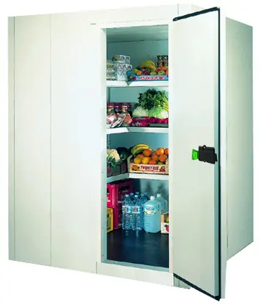 Kjølerom og fryserom med gulv 132x208x210 cm 