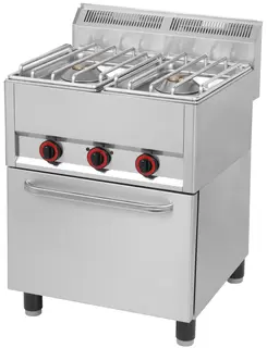 Gasskomfyr/Wok To bluss, hver p&#229; 8000 Watt