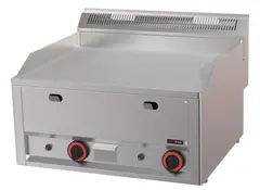 Gassflatgrill Durable chrome, 2 stekesoner