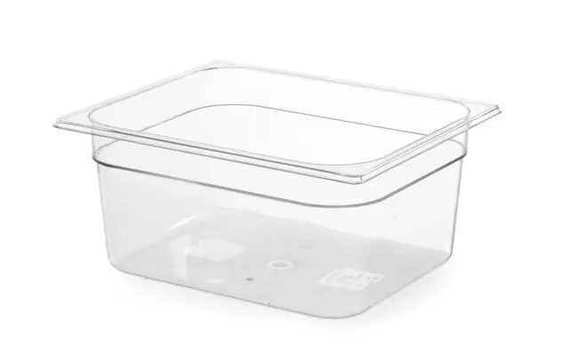 Polykarbonat kantine 1/2 GN, transparent 100 mm 