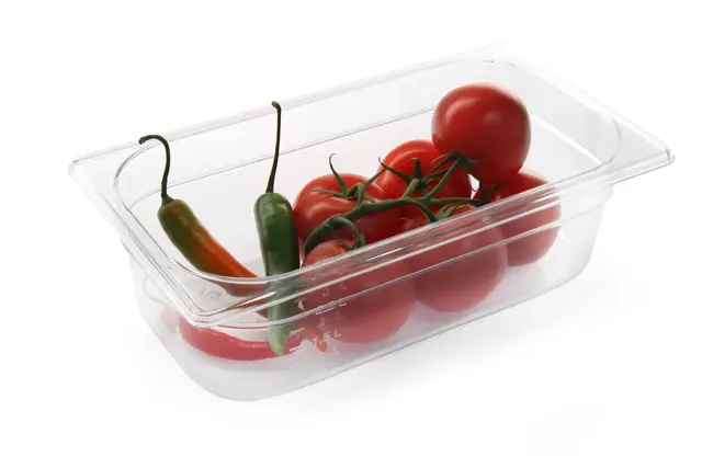 Polykarbonat kantine 1/3 GN, transparent 100 mm 