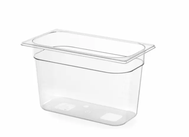 Polykarbonat kantine 1/3 GN, transparent 65 mm 