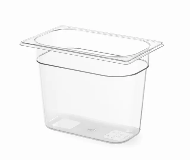Polykarbonat kantine 1/4 GN, transparent 65 mm 