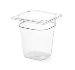 Polykarbonat kantine 1/6 GN, transparent 150 mm