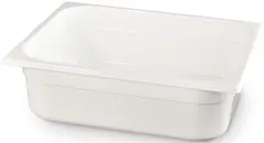 Polykarbonat kantine 1/2 GN, hvit 65 mm