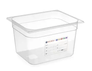 HACCP transparent 1/2 GN