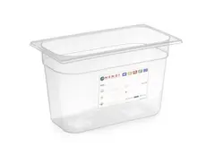 HACCP kantine 1/3 GN, transparent 150 mm