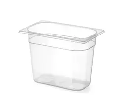 Polypropylen kantine 1/4 GN, transparent 200 mm