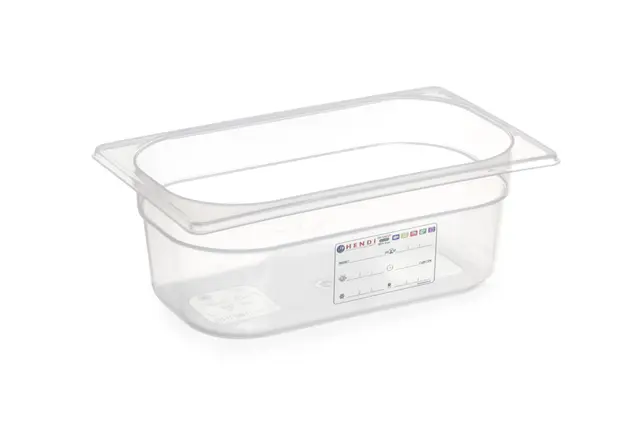 HACCP kantine 1/4 GN, transparent 100 mm 