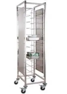 Brettvogn med sidepanel 12 stk 1/1 GN eller 34x44 cm