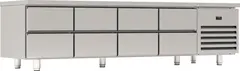 Grillfrysebenk&#160;8 skuffer LxDxH:&#160;240x70x60cm