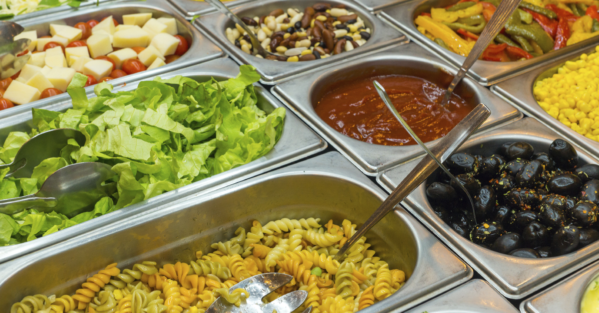 Gastrobakker i salatbar